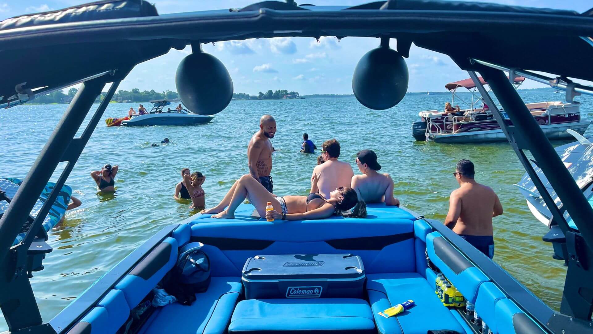 Lake Conroe Boat Rentals Tubing, Surfing, Party Cove & Lake Tours